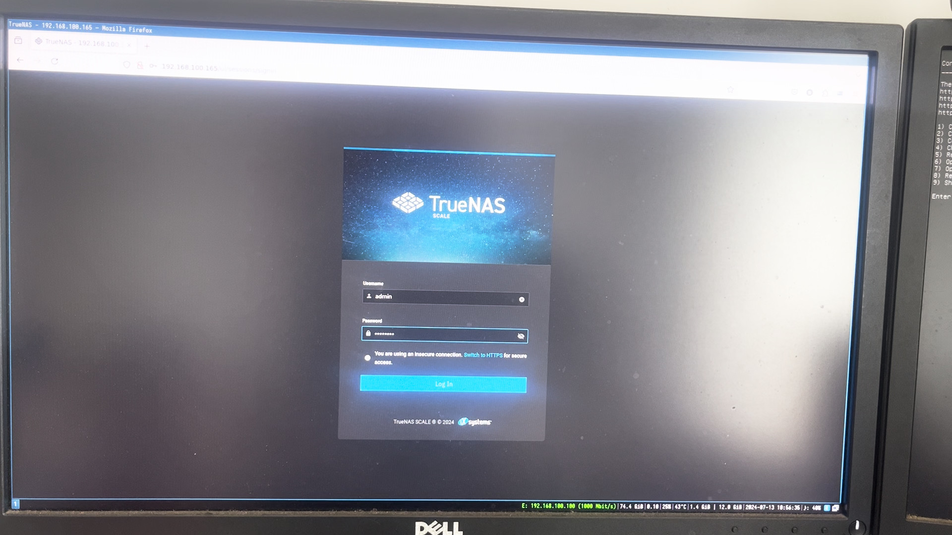 truenas-scale-webui-login